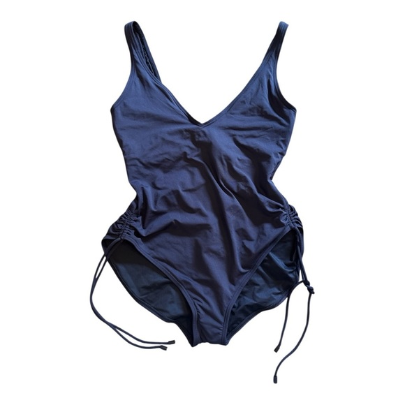 Coco Contours Stellar Drawstring Side Bra Sized Underwire One Piece Swimsuit NWT - Picture 2 of 5